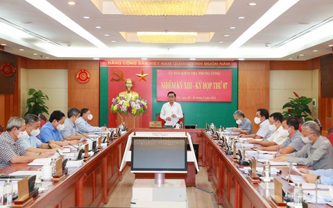 Ủy ban Kiểm tra Trung ương quyết định thi hành kỷ luật một số lãnh đạo - Ảnh 1. Ủy ban Kiểm tra Trung ương quyết định thi hành kỷ luật một số lãnh đạo - Ảnh 1.