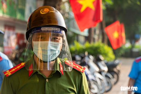 39 chốt phân vùng phòng dịch sau 6-9 tại Hà Nội được kích hoạt - Ảnh 3. 39 chốt phân vùng phòng dịch sau 6-9 tại Hà Nội được kích hoạt - Ảnh 3.