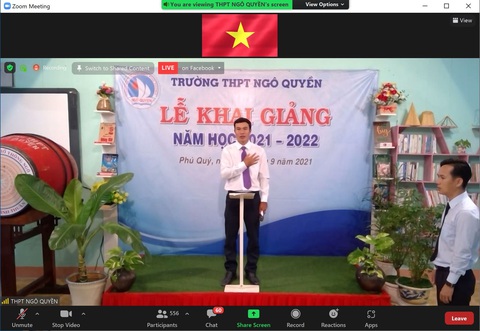 Khai giảng trực tuyến từ đảo Phú Quý kết nối du học sinh tại Nhật để truyền cảm hứng - Ảnh 1. Khai giảng trực tuyến từ đảo Phú Quý kết nối du học sinh tại Nhật để truyền cảm hứng - Ảnh 1.