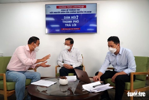 Chủ tịch UBND TP.HCM trả lời trực tuyến: Vùng xanh được đi chợ 1 tuần/lần, mở dần một số dịch vụ - Ảnh 8. Chủ tịch UBND TP.HCM trả lời trực tuyến: Vùng xanh được đi chợ 1 tuần/lần, mở dần một số dịch vụ - Ảnh 8.