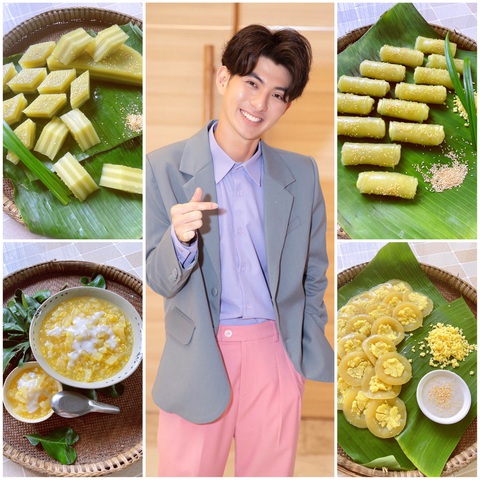 Nhà thiết kế công chúa Nguyễn Minh Công trổ tài làm bánh Nam Bộ - Ảnh 2. Nhà thiết kế công chúa Nguyễn Minh Công trổ tài làm bánh Nam Bộ - Ảnh 2.