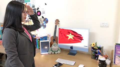 Những cảm xúc đặc biệt trong buổi khai giảng đặc biệt - Ảnh 3. Những cảm xúc đặc biệt trong buổi khai giảng đặc biệt - Ảnh 3.