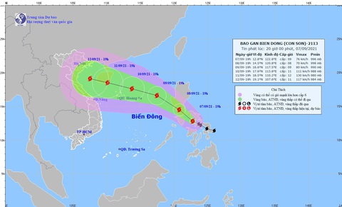 Bão Conson khi vào Biển Đông đi rất nhanh và tăng cường độ rất mạnh - Ảnh 1. Bão Conson khi vào Biển Đông đi rất nhanh và tăng cường độ rất mạnh - Ảnh 1.