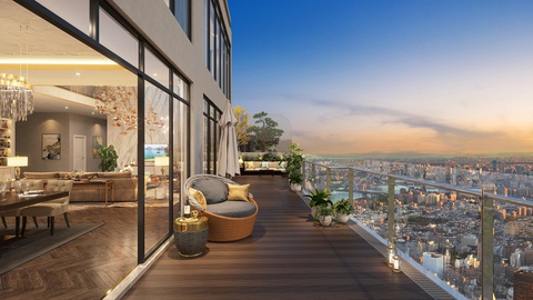 Thưởng ngoạn tại balcony chuẩn ‘triệu đô’ giữa tầng không - Ảnh 1. Thưởng ngoạn tại balcony chuẩn ‘triệu đô’ giữa tầng không - Ảnh 1.