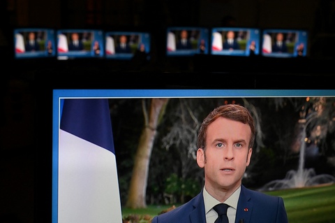 Ông Macron chạy đà cho chiến dịch tái đắc cử tổng thống Pháp - Ảnh 1. Ông Macron chạy đà cho chiến dịch tái đắc cử tổng thống Pháp - Ảnh 1.