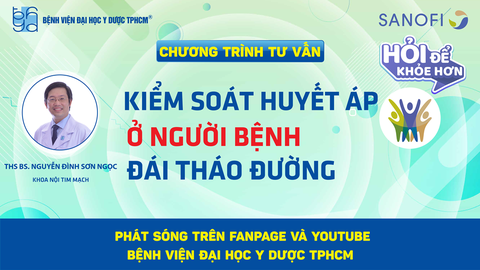 Chương trình tư vấn: Kiểm soát huyết áp ở người bệnh đái tháo đường - Ảnh 3.