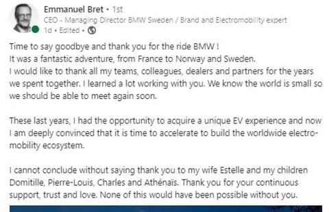 Cựu CEO BMW Thụy Điển tuyên bố đầu quân cho VinFast - Ảnh 2. Cựu CEO BMW Thụy Điển tuyên bố đầu quân cho VinFast - Ảnh 2.