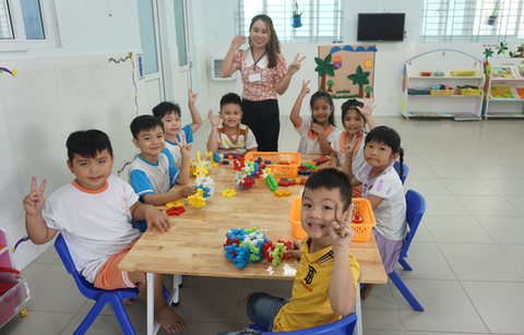 Trẻ mầm non tại TP.HCM đến trường từ tháng 2-2022 trên tinh thần tự nguyện - Ảnh 1. Trẻ mầm non tại TP.HCM đến trường từ tháng 2-2022 trên tinh thần tự nguyện - Ảnh 1.