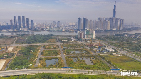 Tân Hoàng Minh ra thông cáo giải thích việc bỏ cọc lô đất đấu giá tại Thủ Thiêm - Ảnh 1. Tân Hoàng Minh ra thông cáo giải thích việc bỏ cọc lô đất đấu giá tại Thủ Thiêm - Ảnh 1.