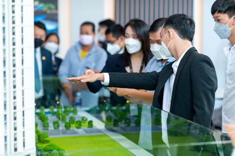 Không gian nội thất Asiana Riverside gây ấn tượng với khách hàng tham quan - Ảnh 1. Không gian nội thất Asiana Riverside gây ấn tượng với khách hàng tham quan - Ảnh 1.