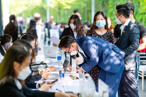 Không gian nội thất Asiana Riverside gây ấn tượng với khách hàng tham quan - Ảnh 4. Không gian nội thất Asiana Riverside gây ấn tượng với khách hàng tham quan - Ảnh 4.