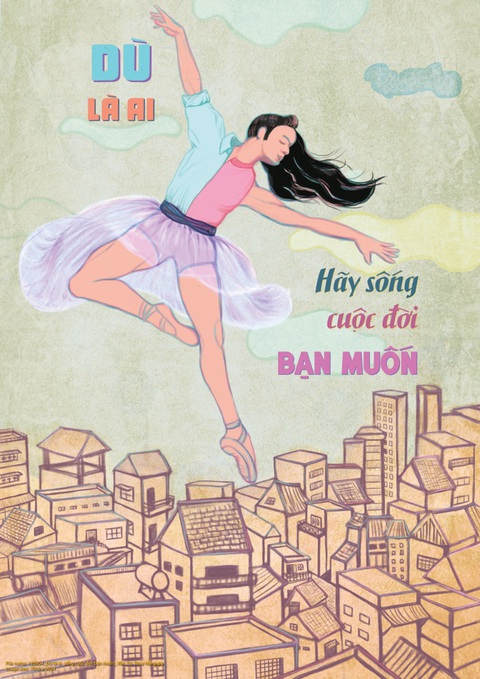 Thế hệ Z vẽ tranh cổ động về bình đẳng giới - Ảnh 7. Thế hệ Z vẽ tranh cổ động về bình đẳng giới - Ảnh 7.