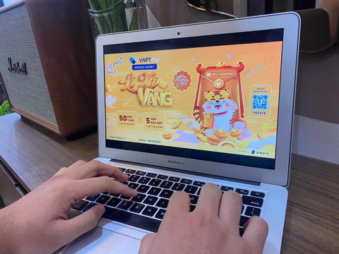 Ngàn may mắn, Tết nhận vàng từ Mobile Money của VNPT - Ảnh 1. Ngàn may mắn, Tết nhận vàng từ Mobile Money của VNPT - Ảnh 1.