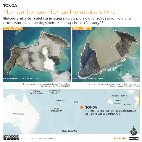 Cận cảnh núi lửa ở Tonga mạnh bằng cả ngàn quả bom nguyên tử - Ảnh 2. Cận cảnh núi lửa ở Tonga mạnh bằng cả ngàn quả bom nguyên tử - Ảnh 2.