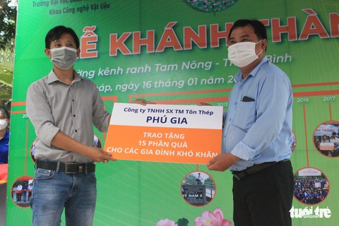 Khánh thành công trình đường kênh ranh Tam Nông - Thanh Bình - Ảnh 4. Khánh thành công trình đường kênh ranh Tam Nông - Thanh Bình - Ảnh 4.
