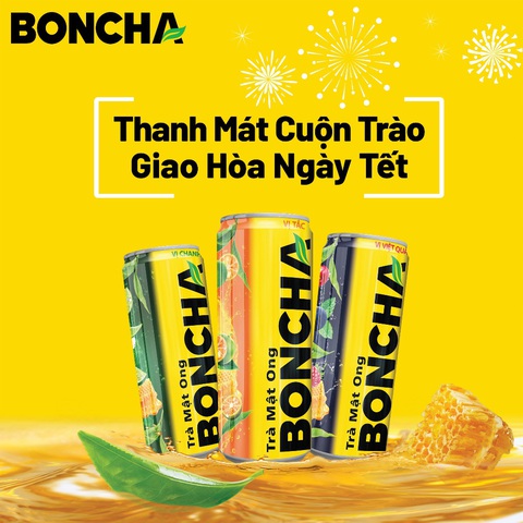 Trà mật ong Boncha: Thanh mát cuộn trào giao hòa ngày Tết - Ảnh 3. Trà mật ong Boncha: Thanh mát cuộn trào giao hòa ngày Tết - Ảnh 3.