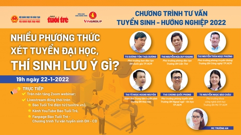 Tư vấn tuyển sinh 2022: Nhiều phương thức xét tuyển đại học, chọn phương thức nào? - Ảnh 1. Tư vấn tuyển sinh 2022: Nhiều phương thức xét tuyển đại học, chọn phương thức nào? - Ảnh 1.