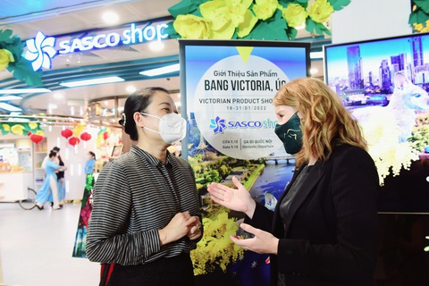 SASCO hợp tác với chính quyền bang Victoria giới thiệu sản phẩm tại sân bay Tân Sơn Nhất. - Ảnh 5. SASCO hợp tác với chính quyền bang Victoria giới thiệu sản phẩm tại sân bay Tân Sơn Nhất. - Ảnh 5.