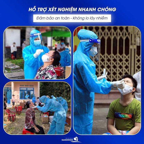 Bệnh viện thẩm mỹ Gangwhoo chúc xuân đến các chiến sĩ blouse trắng nơi tuyến đầu chống dịch - Ảnh 3.
