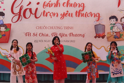 ‘Gói bánh chưng, gói trọn yêu thương’ cho trẻ em vùng cao - Ảnh 1. ‘Gói bánh chưng, gói trọn yêu thương’ cho trẻ em vùng cao - Ảnh 1.