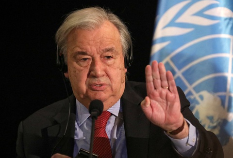 Tổng thư ký Guterres chúc mừng 45 năm Việt Nam gia nhập Liên Hiệp Quốc - Ảnh 1. Tổng thư ký Guterres chúc mừng 45 năm Việt Nam gia nhập Liên Hiệp Quốc - Ảnh 1.