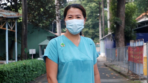 Má Hạnh ở khoa nhiễm của tụi trẻ - Ảnh 1. Má Hạnh ở khoa nhiễm của tụi trẻ - Ảnh 1.