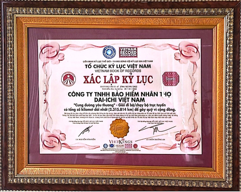 Dai-ichi - Cung đường yêu thương 2021 xác lập kỷ lục Việt Nam - Ảnh 2. Dai-ichi - Cung đường yêu thương 2021 xác lập kỷ lục Việt Nam - Ảnh 2.