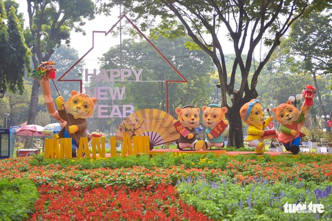 Rực sắc hoa tại Hội hoa xuân Nhâm Dần - Ảnh 5. Rực sắc hoa tại Hội hoa xuân Nhâm Dần - Ảnh 5.