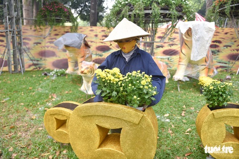 Rực sắc hoa tại Hội hoa xuân Nhâm Dần - Ảnh 8. Rực sắc hoa tại Hội hoa xuân Nhâm Dần - Ảnh 8.