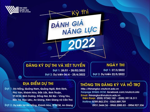 Sáng nay 28-1 bắt đầu đăng ký dự thi đánh giá năng lực, xét tuyển vào ĐH Quốc gia TP.HCM - Ảnh 1. Sáng nay 28-1 bắt đầu đăng ký dự thi đánh giá năng lực, xét tuyển vào ĐH Quốc gia TP.HCM - Ảnh 1.