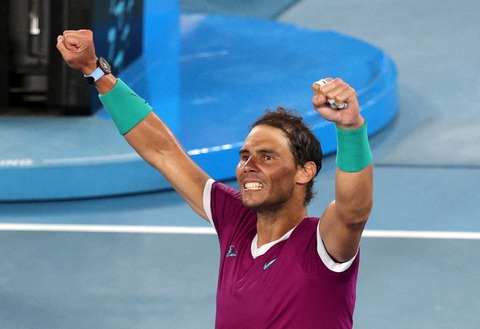 Nadal vào chung kết Úc mở rộng, đứng trước cơ hội làm nên lịch sử - Ảnh 1. Nadal vào chung kết Úc mở rộng, đứng trước cơ hội làm nên lịch sử - Ảnh 1.
