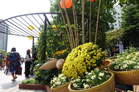 Đường hoa Nguyễn Huệ đảm bảo an toàn - Ảnh 7. Đường hoa Nguyễn Huệ đảm bảo an toàn - Ảnh 7.