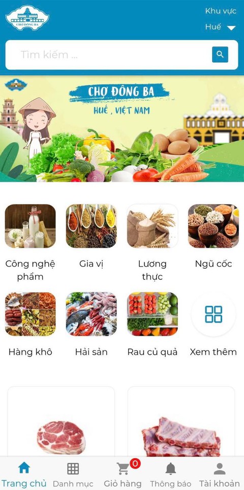 Chợ 123 năm tuổi ở Huế mở app cho dân đi chợ online - Ảnh 2. Chợ 123 năm tuổi ở Huế mở app cho dân đi chợ online - Ảnh 2.