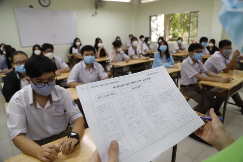 Học sinh TP.HCM trở lại trường: Học và thi ra sao? - Ảnh 1. Học sinh TP.HCM trở lại trường: Học và thi ra sao? - Ảnh 1.