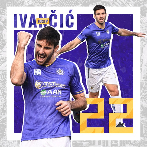 CLB Hà Nội chiêu mộ ngoại binh Josip Ivancic từng thi đấu tại Europa League và Champions League - Ảnh 1. CLB Hà Nội chiêu mộ ngoại binh Josip Ivancic từng thi đấu tại Europa League và Champions League - Ảnh 1.