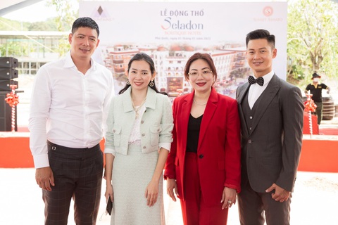 Bình Minh, Đức Tuấn dự lễ động thổ ở Phú Quốc ngày đầu năm - Ảnh 5. Bình Minh, Đức Tuấn dự lễ động thổ ở Phú Quốc ngày đầu năm - Ảnh 5.