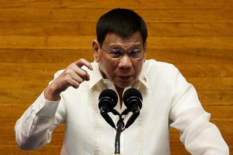 Tổng thống Duterte đòi bắt người chưa tiêm vắc xin COVID-19 mà không ở yên trong nhà - Ảnh 1. Tổng thống Duterte đòi bắt người chưa tiêm vắc xin COVID-19 mà không ở yên trong nhà - Ảnh 1.