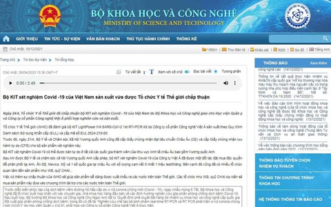 Kiến nghị làm rõ trách nhiệm Bộ Khoa học - công nghệ, Bộ Y tế liên quan vụ Việt Á - Ảnh 1. Kiến nghị làm rõ trách nhiệm Bộ Khoa học - công nghệ, Bộ Y tế liên quan vụ Việt Á - Ảnh 1.