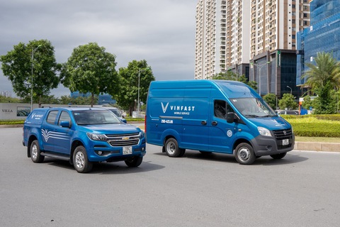 VinFast triển khai dịch vụ sửa chữa lưu động chính hãng hàng đầu Việt Nam - Ảnh 1. VinFast triển khai dịch vụ sửa chữa lưu động chính hãng hàng đầu Việt Nam - Ảnh 1.