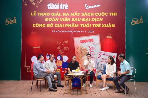 Sáng nay, trao giải cuộc thi, ra mắt sách Đoàn viên sau đại dịch; công bố giai phẩm Tuổi Trẻ Xuân - Ảnh 5. Sáng nay, trao giải cuộc thi, ra mắt sách Đoàn viên sau đại dịch; công bố giai phẩm Tuổi Trẻ Xuân - Ảnh 5.