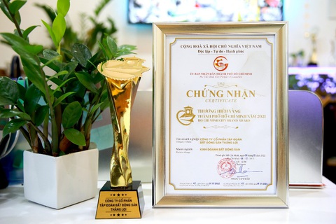 Tập đoàn BĐS Thắng Lợi vinh dự nhận giải thưởng Thương hiệu vàng Tp.HCM 2021 - Ảnh 4. Tập đoàn BĐS Thắng Lợi vinh dự nhận giải thưởng Thương hiệu vàng Tp.HCM 2021 - Ảnh 4.