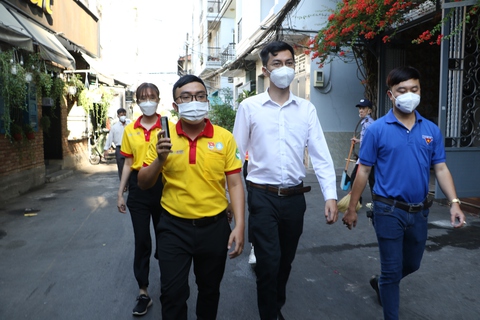 Chiến sĩ Xuân tình nguyện chung tay phòng chống COVID-19 - Ảnh 4. Chiến sĩ Xuân tình nguyện chung tay phòng chống COVID-19 - Ảnh 4.