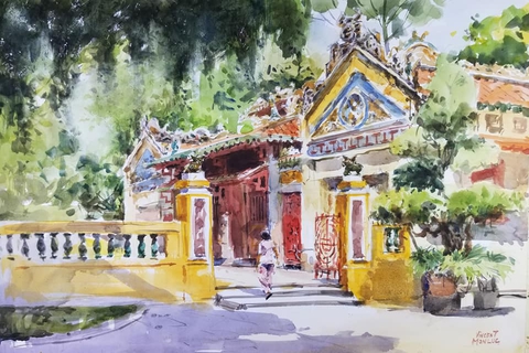 Tình yêu Việt Nam chảy trong lòng một họa sĩ Pháp - Ảnh 5. Tình yêu Việt Nam chảy trong lòng một họa sĩ Pháp - Ảnh 5.