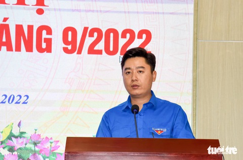 Anh Lê Văn Lương tái cử bí thư Tỉnh Đoàn Nghệ An - Ảnh 1. Anh Lê Văn Lương tái cử bí thư Tỉnh Đoàn Nghệ An - Ảnh 1.