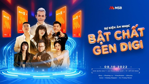Sao Việt hội ngộ tại đại nhạc hội Bật chất Gen Digi do MSB tổ chức - Ảnh 1. Sao Việt hội ngộ tại đại nhạc hội Bật chất Gen Digi do MSB tổ chức - Ảnh 1.