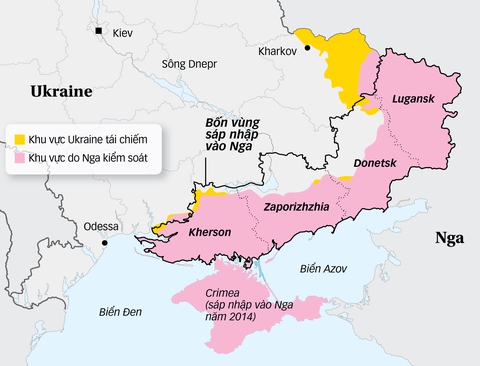 Nga tuyên bố sáp nhập vùng lãnh thổ của Ukraine: Phương Tây, Ukraine đối phó ra sao? - Ảnh 1. Nga tuyên bố sáp nhập vùng lãnh thổ của Ukraine: Phương Tây, Ukraine đối phó ra sao? - Ảnh 1.