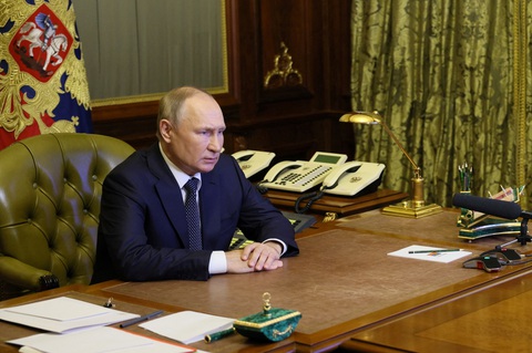 Tổng thống Putin thông báo tấn công tên lửa tầm xa vào cơ sở hạ tầng Ukraine - Ảnh 1. Tổng thống Putin thông báo tấn công tên lửa tầm xa vào cơ sở hạ tầng Ukraine - Ảnh 1.