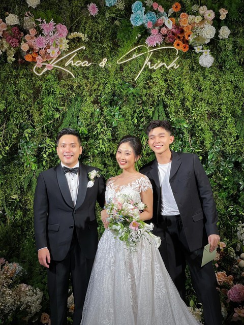 Ngô Kiến Huy, Jun Phạm chạy show dự đám cưới Diệu Nhi, Liêu Hà Trinh - Ảnh 5. Ngô Kiến Huy, Jun Phạm chạy show dự đám cưới Diệu Nhi, Liêu Hà Trinh - Ảnh 5.