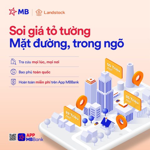 ‘Soi giá bất động sản trên App MBBank - Ảnh 1. ‘Soi giá bất động sản trên App MBBank - Ảnh 1.
