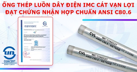 Ống luồn dây điện IMC chống cháy Cát Vạn Lợi chuẩn ANSI C80.6 - Ảnh 1. Ống luồn dây điện IMC chống cháy Cát Vạn Lợi chuẩn ANSI C80.6 - Ảnh 1.